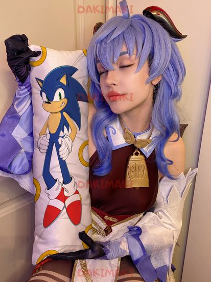 Мини дакимакура Соник и Тейлз арт. M1201, 60х20 см