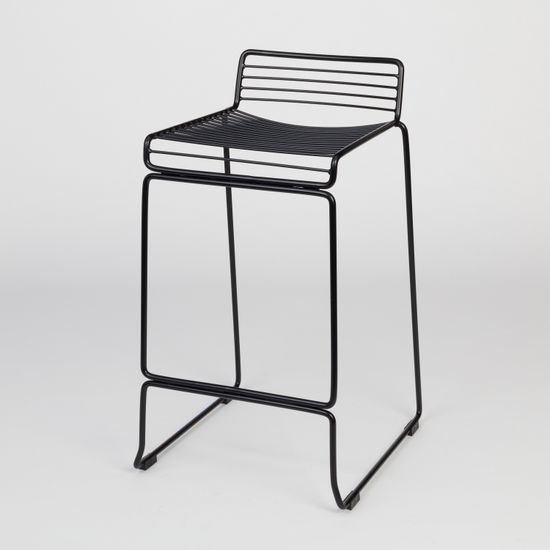 Полубарный стул Hero черный