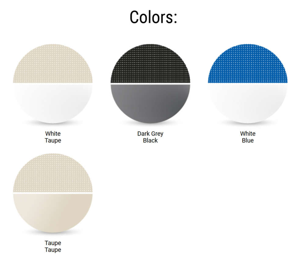 Шезлонг-лежак пластиковый Siesta Contract Rio Pro, темно-серый, черный