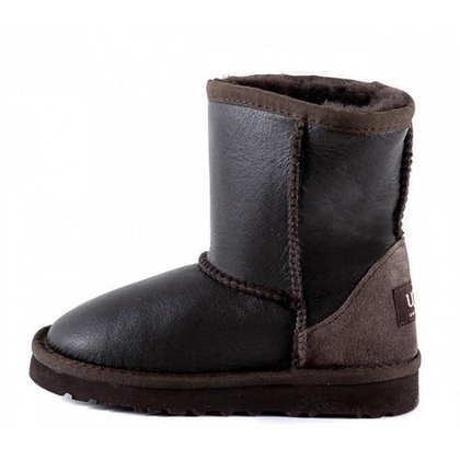UGG Kids Classic Short Metallic Chocolate