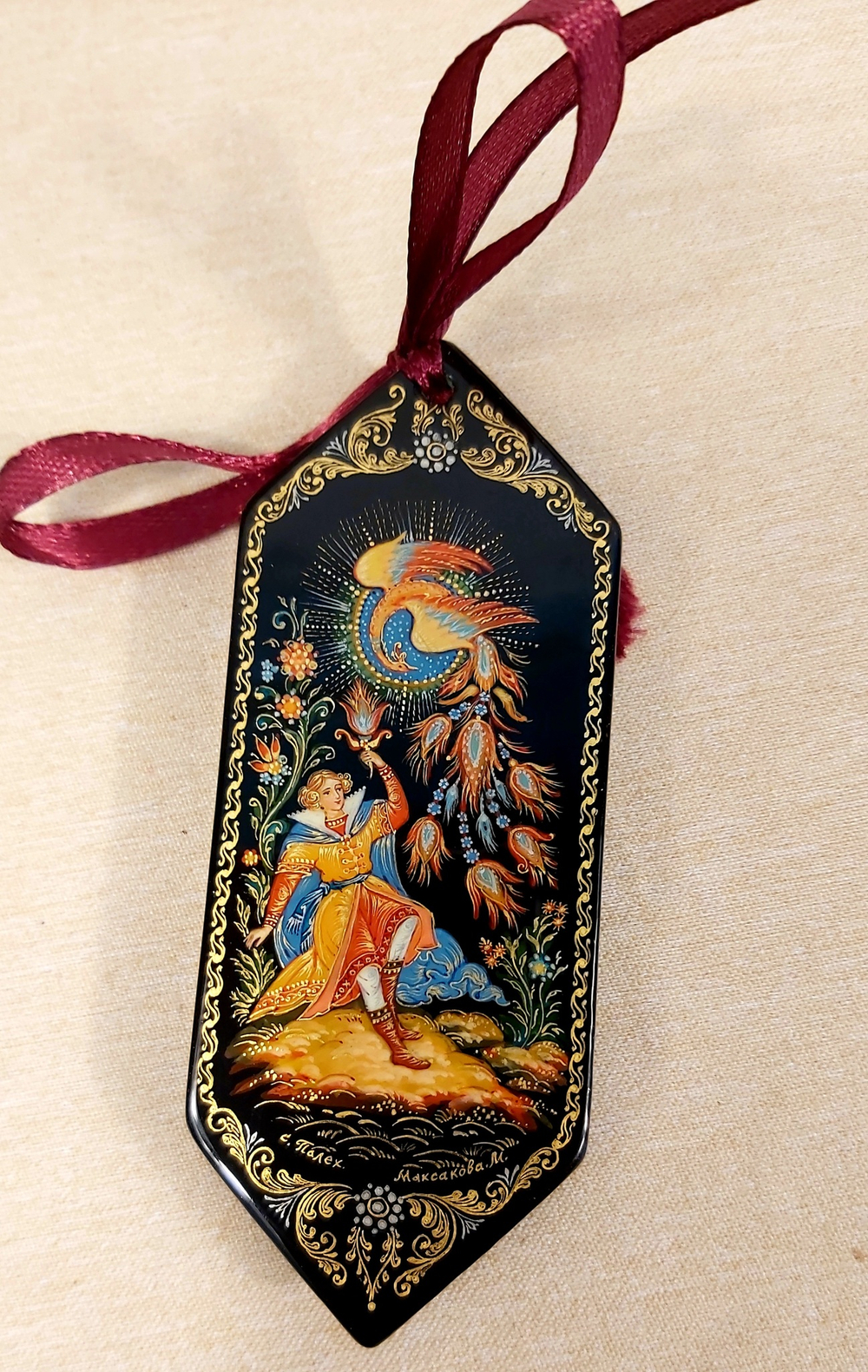 Набор ёлочных игрушек "Конфеты с росписью Палех-16"