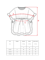 Туника пляжная из шитья, Белый