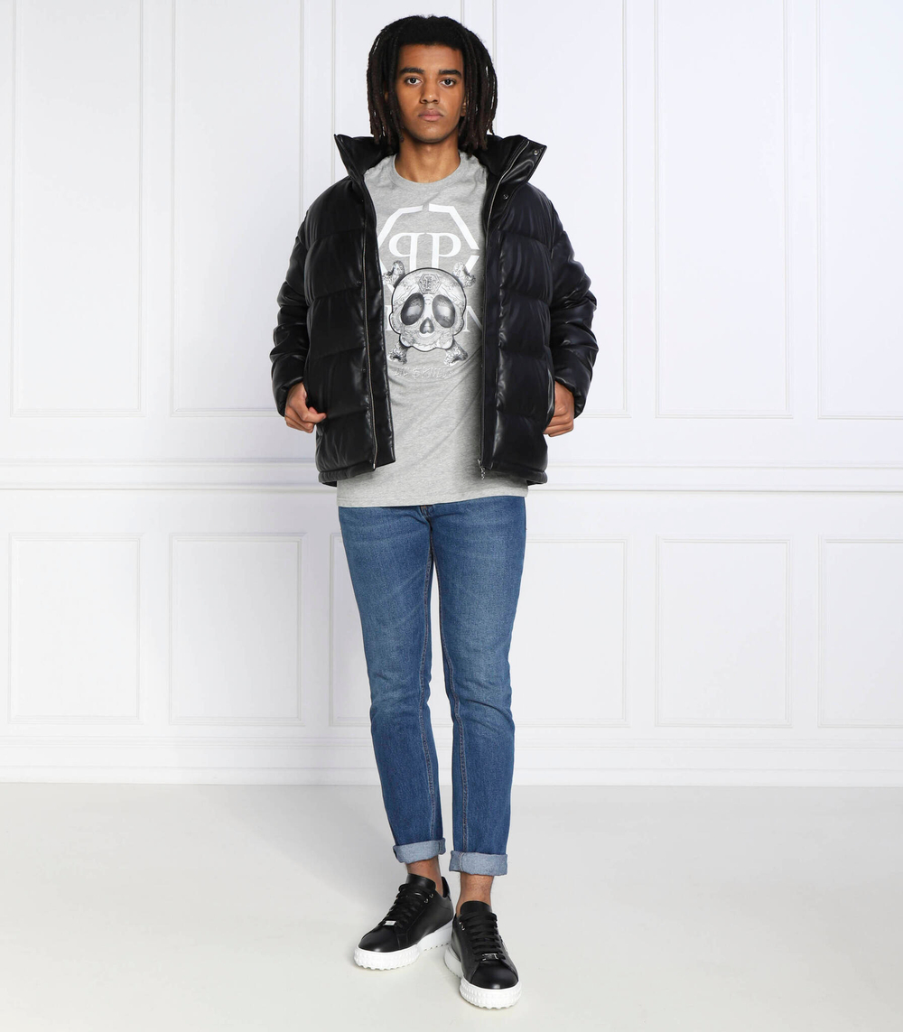 футболка Philipp Plein - серый(MTK5682 PJY002N)