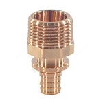 Муфта для PE-X труб аксиальная бронза Дн 16х3/4" НР RAUTITAN RX+ Rehau 14563121001 (13660501001)