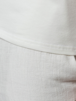 Футболка хлопковая Totemic Clo , базовая, белая