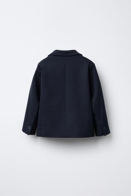 ZARA КОСТЮМНЫЙ БЛЕЙЗЕР COMFORT, МОРСКОЙ СИНИЙ
