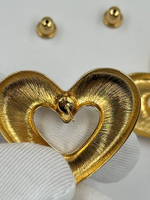 Серьги Сердечки Monet