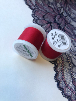 Нитки швейные Madeira aerofil №120 Col. 9470 тёмно-красный (100, 400 м)