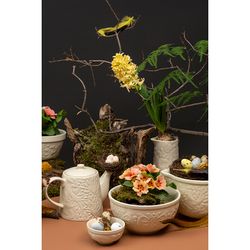 Чайник заварочный Birds of Paradise, 1 л, кремовый