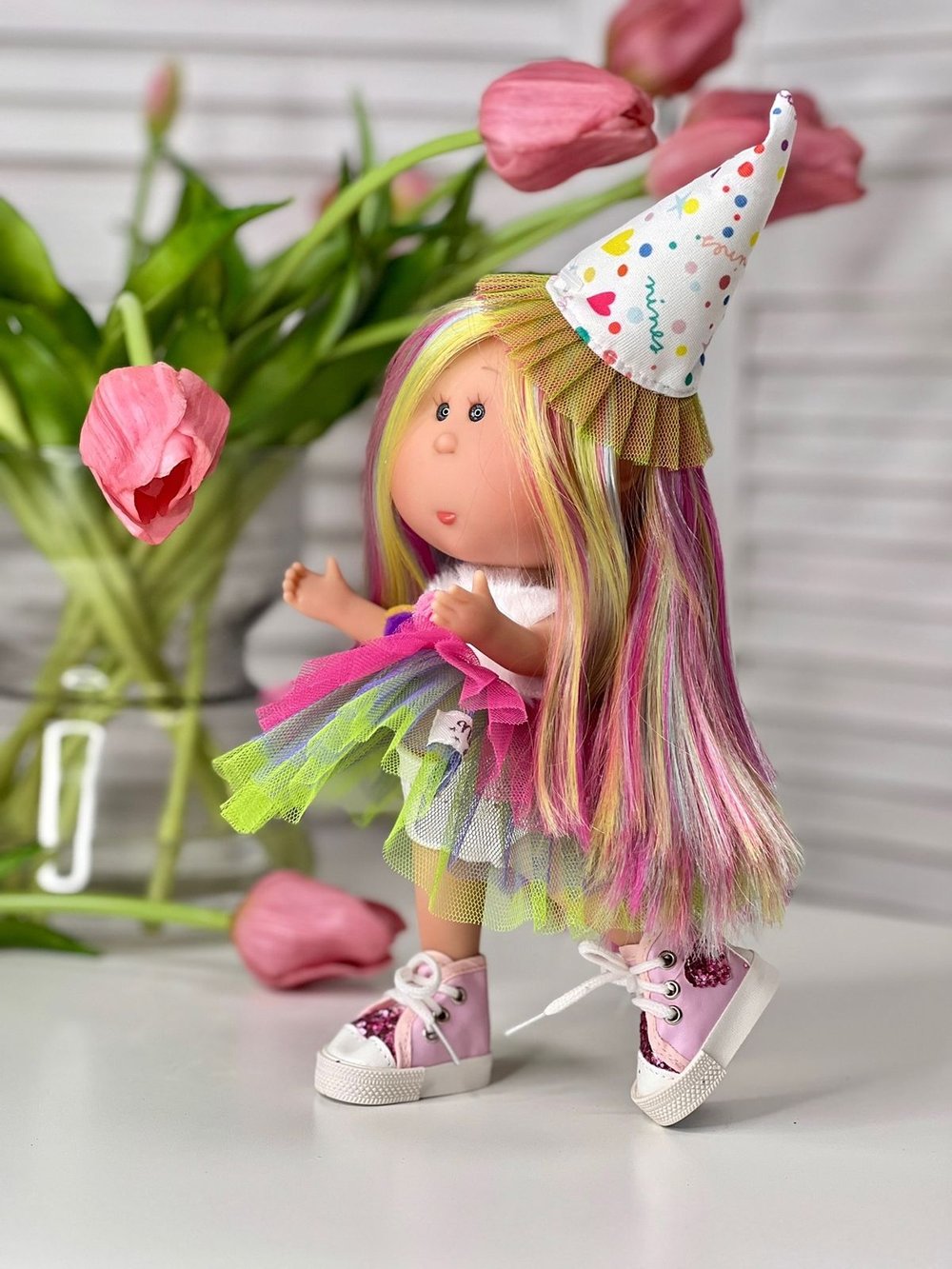 Кукла Nines виниловая 23см Little Mia (3152K)