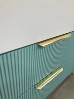 Комод КМД 800.1 Лавис Белый софт/зеленый софт