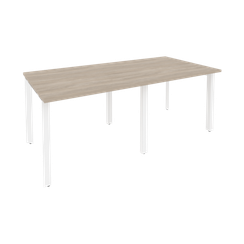 Onix Стол переговорный O.MP-PRG-2.1 Дуб Аттик/Металл Белый 1960*980*750