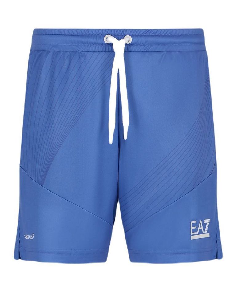 Мужские теннисные шорты EA7 Man Woven Shorts - marlin