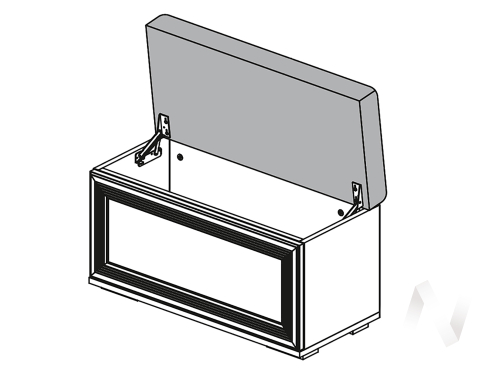 Банкетка ЛБ-20 Спальня Ливорно (дуб сонома)