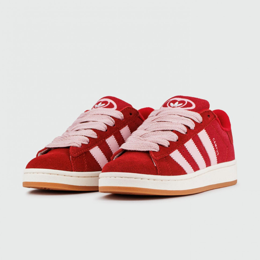кроссовки Adidas Campus 00 Red Pink Str. Wmns