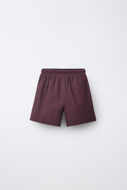 ZARA X PUKAS ПЛАВКИ PUKAS SURF, БАКЛАЖАННЫЙ