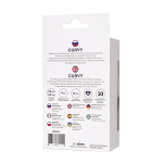 Фиолетовая анальная вибровтулка 14см ToyFa ToDo Curvy 358009