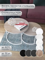 Комплект журнальных столов Акцент - БД - МДФ в ПВХ