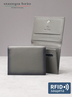 507 R - Футляр для карт и визиток с RFID защитой, Stampa Brio