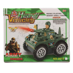 Машина Военная на бат. 15см, коробка 2015