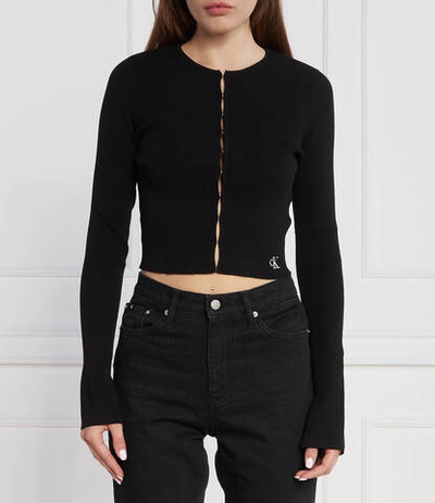 Кардиган CALVIN KLEIN JEANS - черный(J20J221349)
