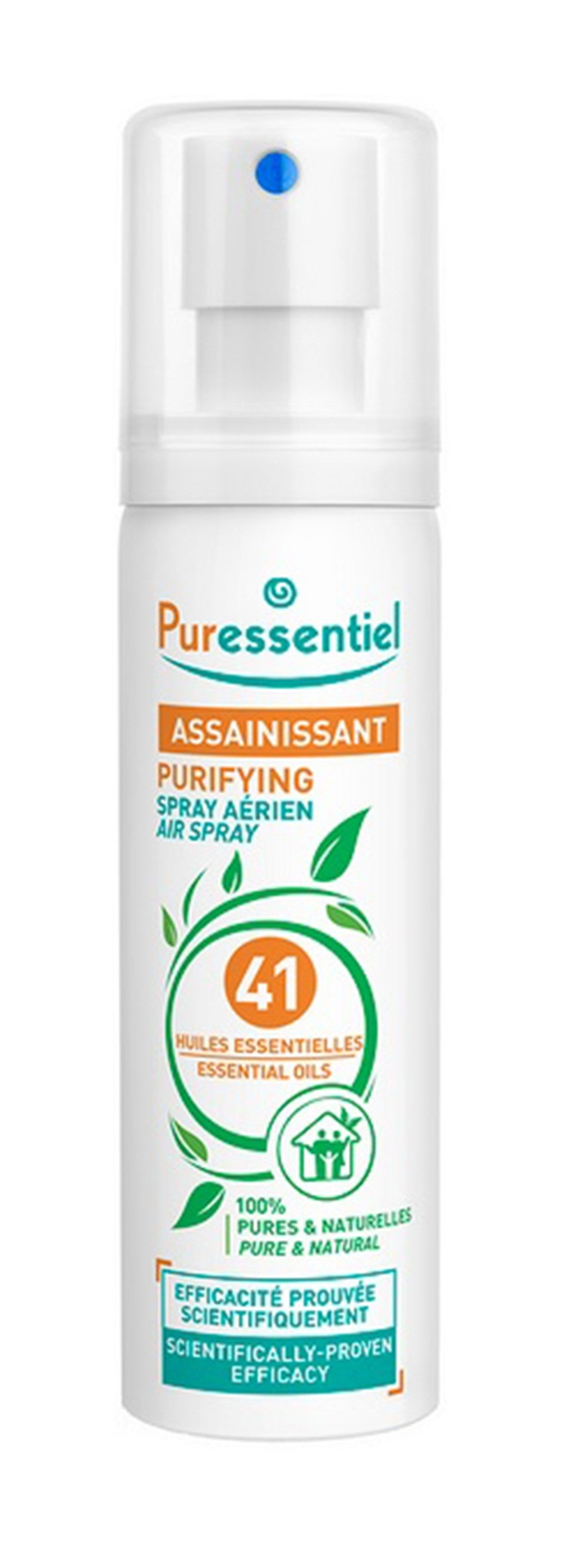 PURESSENTIEL Спрей для воздуха Очищающий 41 эфирное масло PURESSENTIEL PURIFYING AIR SPRAY 75 мл