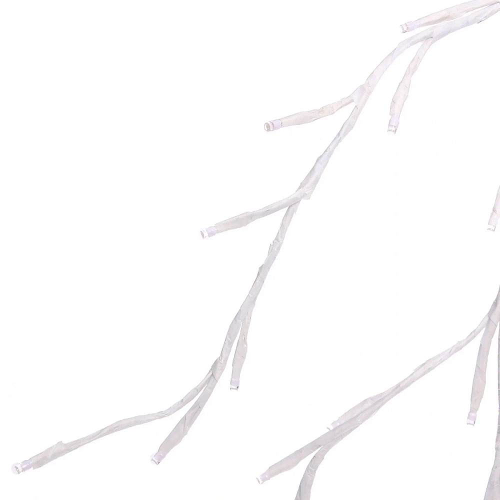 Гирлянда для дома «Ветка» 2,3 м, 144 лампы LED, белый.провод, пост.свечение, USB, IP-20, Белый