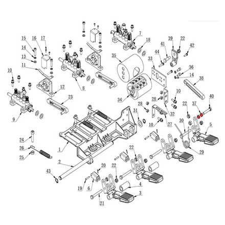 Втулка болта шатуна соединительной пластины V624.220, V626.220