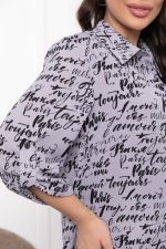 Рубашка "Пэрис" (грей) Б5823 LT Collection