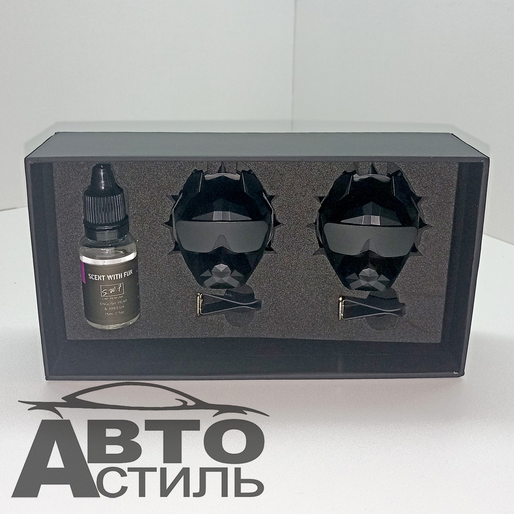 Ароматизатор-игрушка -на обдув- Собачки ПИТБУЛЬ - YC-35DB Dumb black