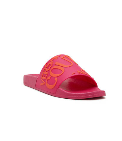 Шлепанцы Versace Jeans Couture - малиновый(76VA3SQ171352)