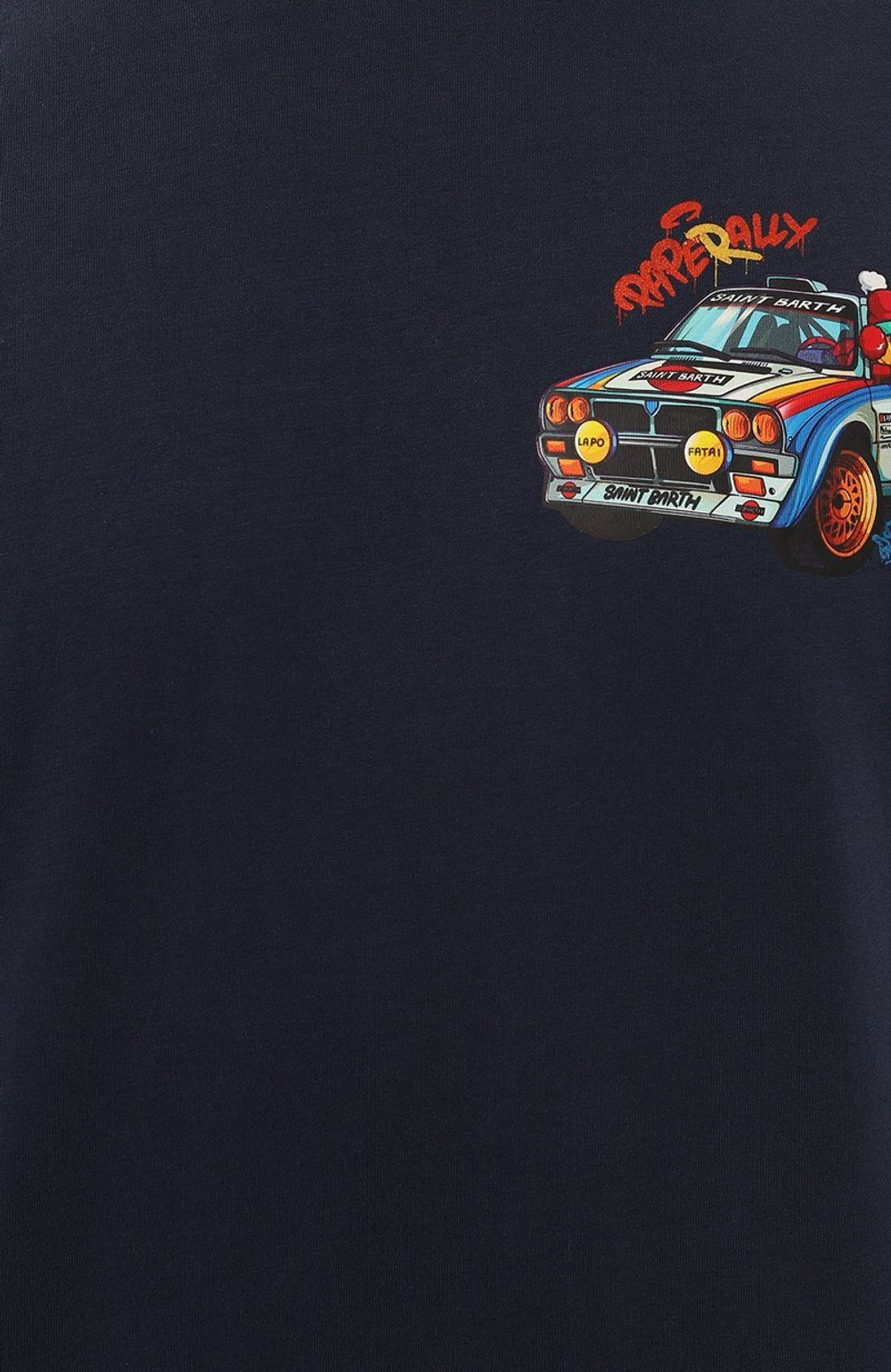 Футболка Saint Barth CPT PAPERALLY синий утка гоночная машина
