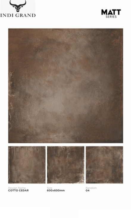 Керамогранит matt 60х60 cotto cedar