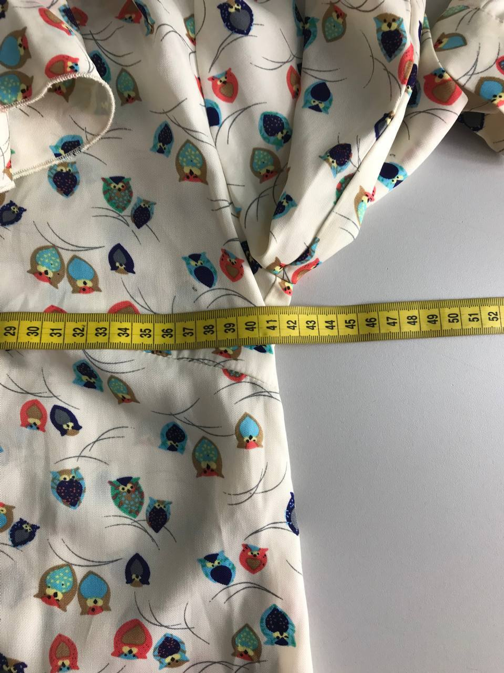 Блузка Kira Plastinina с милым принтом, маркировка XS, визуально на 42 размер