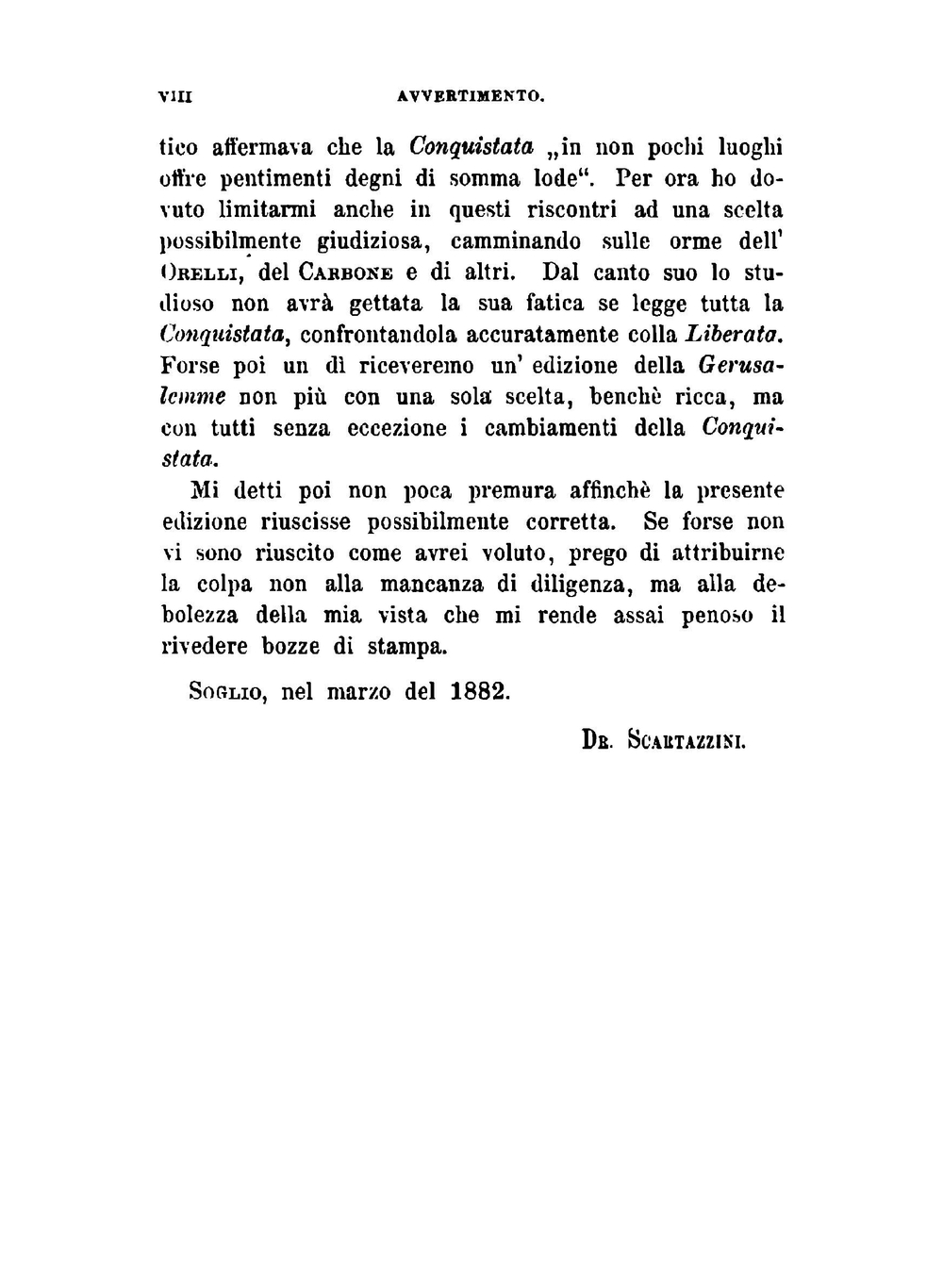 La Gerusalemme Liberata Di Torquato Tasso | Torquato Tasso