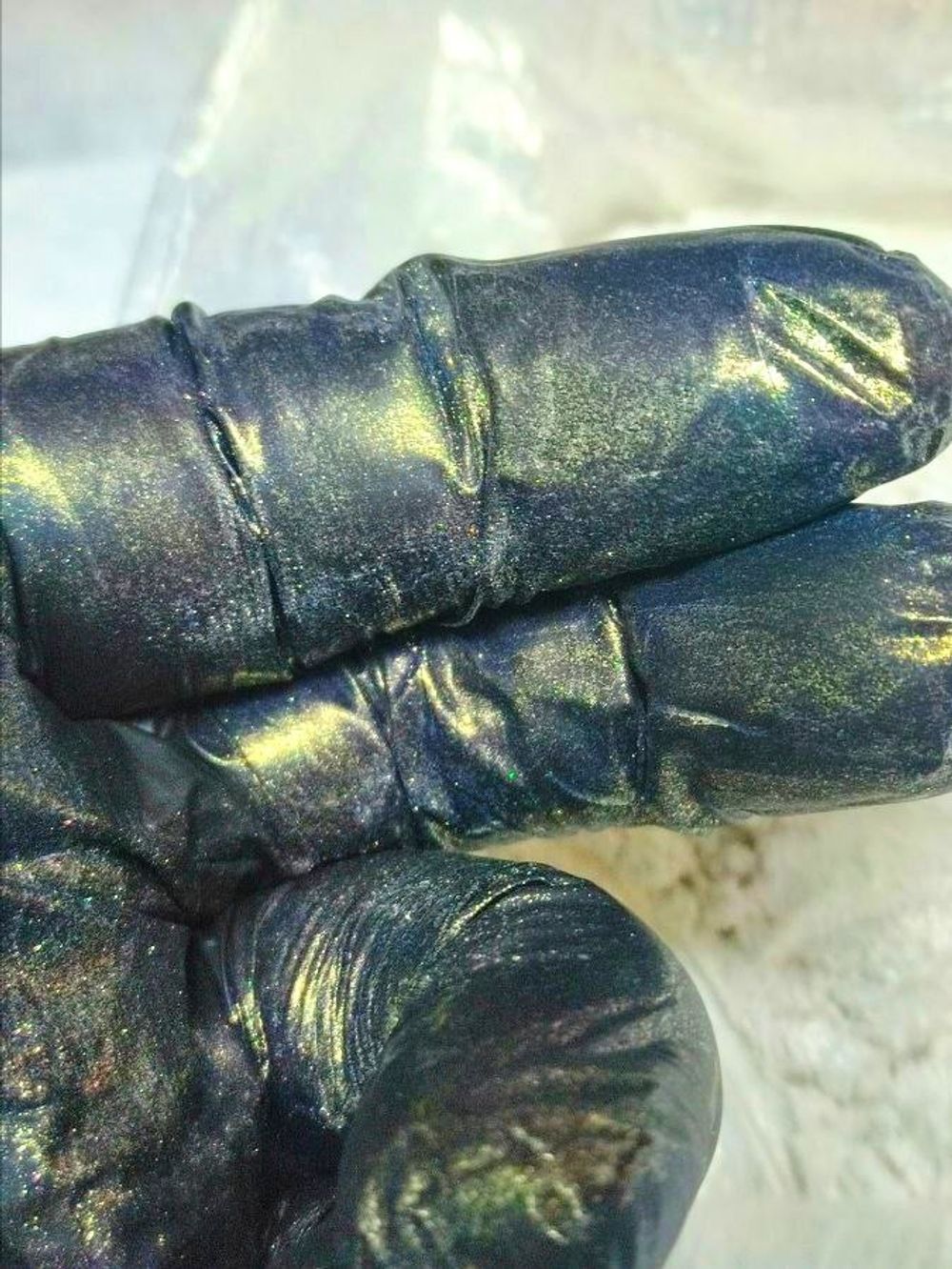 Пигмент 7076 - Золотой мерцающий жемчуг - универсальный