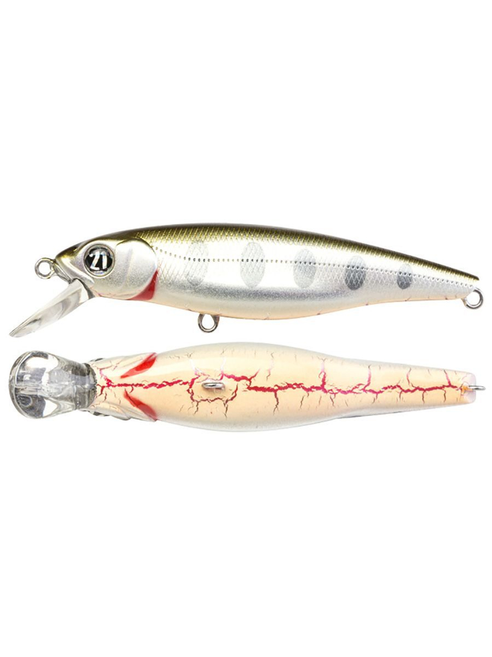 Воблер для рыбалки Pontoon21 Greedy-Guts 88F-SR, 88мм, 10.9 гр., 0.7-1.0 м., цвет 404