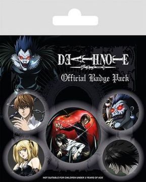 Лицензионные набор значков Death Note