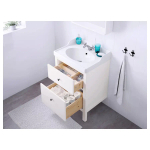 Тумба для ванной - HEMNES / RUTSJÖN /RUTSJОN IKEA/ ХЕМНЕС/РУТСЕН ИКЕА, 62х49х95 см, белый