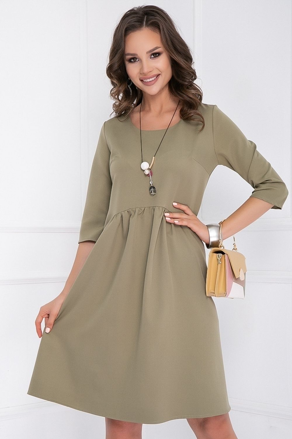 ПЛАТЬЕ АРНЕСТА (ХАКИ) Bellovera (Акция)