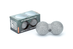 Шар массажный сдвоенный 16 х 8 см серый