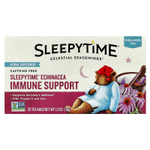 Celestial Seasonings, Wellness Tea, Sleepytime® для поддержки иммунитета и эхинацеи, без кофеина, 20 чайных пакетиков, 36 г (1,3 унции)