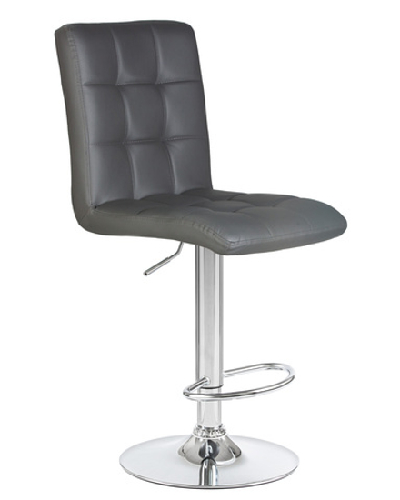 Стул барный DOBRIN KRUGER, серый