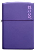 Зажигалка фиолетовая с логотипом Purple Matte ZIPPO 237ZL