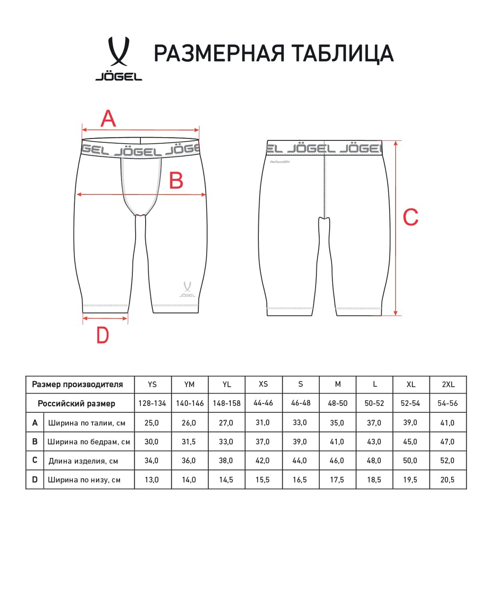 Шорты компрессионные Camp PerFormDRY Tight Short JBL-1300-091, темно-синий/белый