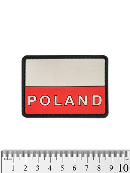Шеврон Флаг Польши PVC 5х7 см