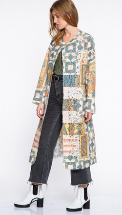 Кардиган "Экслибрис", по мотивам средневековых фронтисписов из Келлской книги