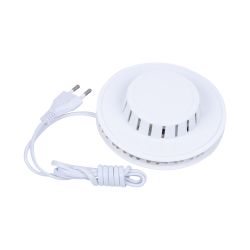 Светодиодный светильник-проектор ULI-Q304 2.5W-RGB WHITE. Напольный. Серия DISCO. многоцветный. Горизонтальная проекция. ТМ VOLPE. Кабель с вилкой. 220В. Цвет корпуса белый.