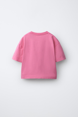 ZARA ФУТБОЛКА С ПРИНТОМ NIRVANA®, РОЗОВЫЙ