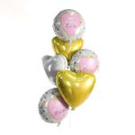 Шар (19''/48 см) Круг, Моей Любимой Маме, 1 шт.